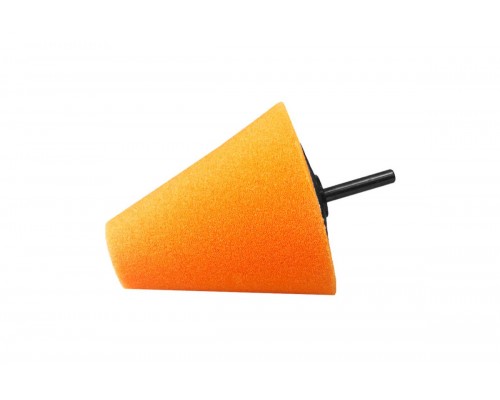 Губка полировочная оранжевая 80 мм на шпинделе 6мм