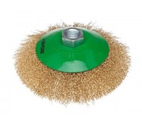 Щетка дисковая гофр. 125 мм / M14 ВОЛАТ (крацовка торцевая для УШМ)