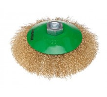 Щетка дисковая гофр. 125 мм / M14 ВОЛАТ (крацовка торцевая для УШМ)