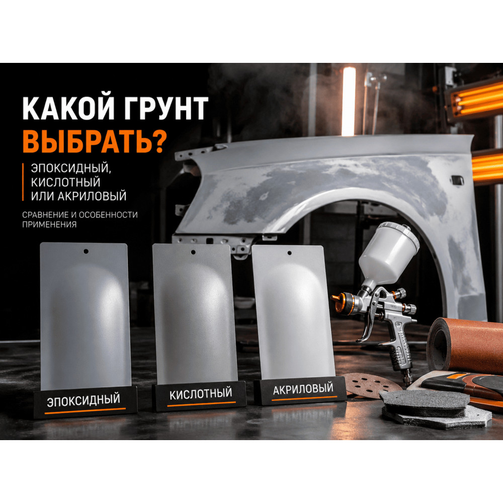 Какой грунт выбрать: эпоксидный, кислотный или акриловый