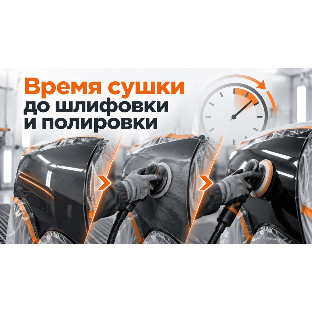 Время сушки до шлифовки и полировки