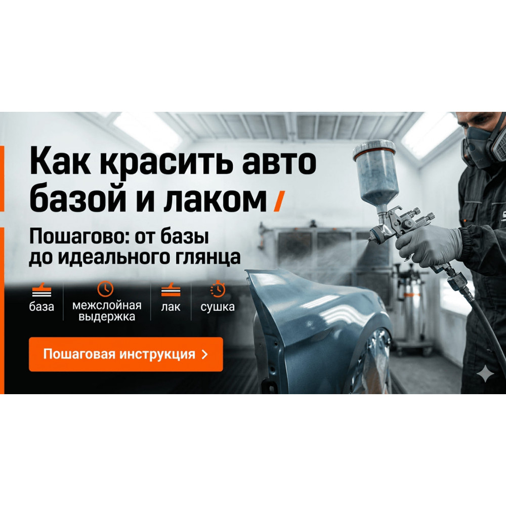Как красить автомобиль базой и лаком — пошагово от подготовки до сушки