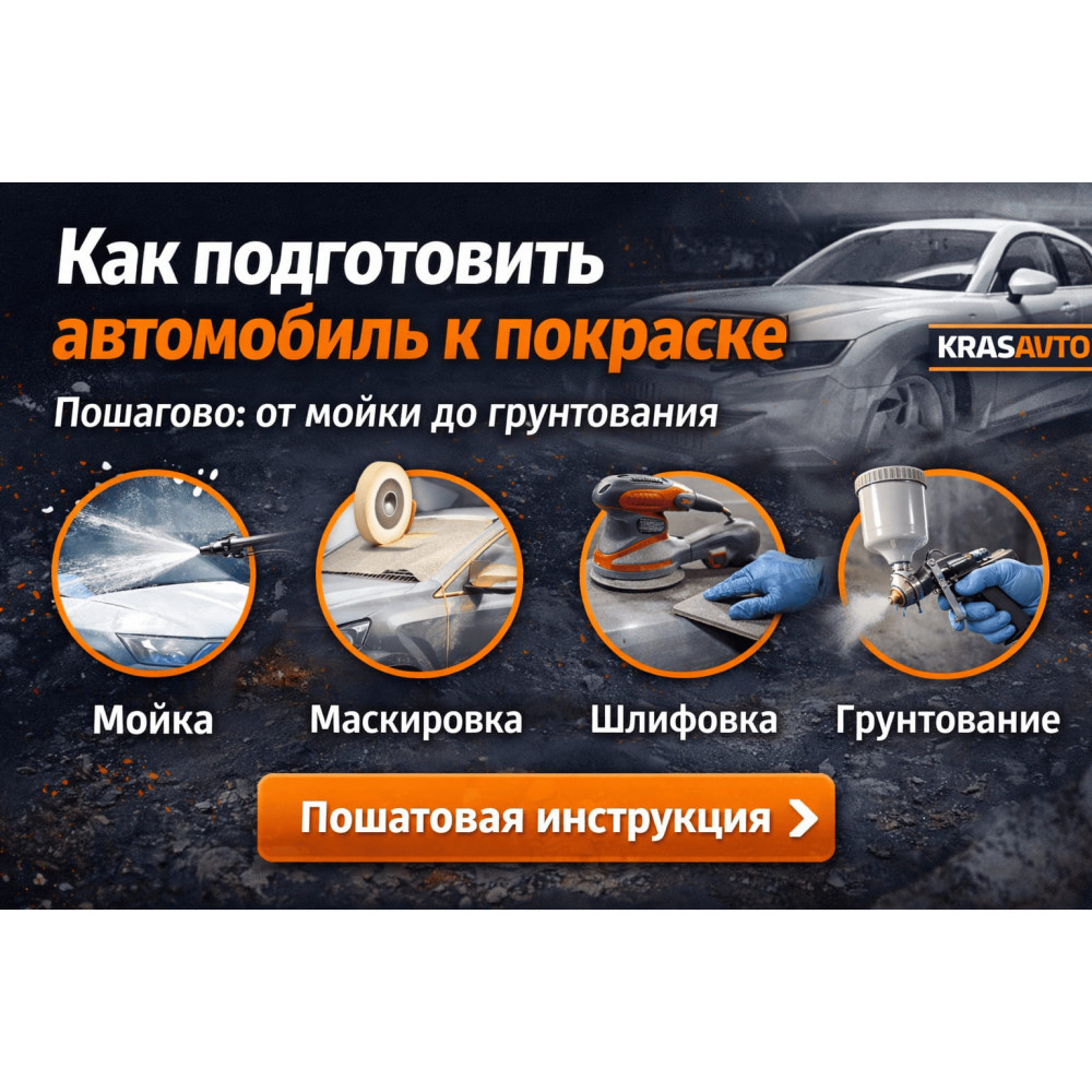 Как подготовить автомобиль к покраске — пошагово от мойки до грунтования