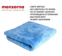 MENZERNA 269.000.70 Microfiber Cleaning полировальная салфетка многоразовая, микрофибровая, синяя 400х400мм