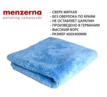 MENZERNA 269.000.70 Microfiber Cleaning полировальная салфетка многоразовая, микрофибровая, синяя 400х400мм