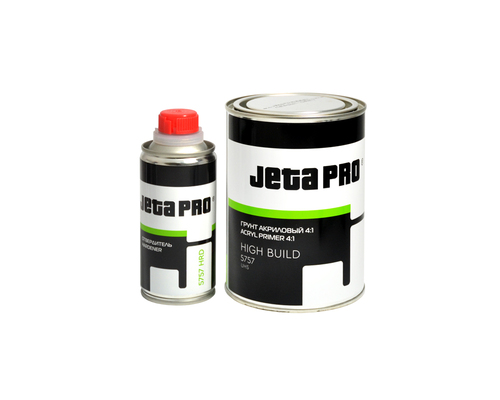 JETA PRO HIGH BUILD 5757 Акриловый грунт с высоким содержанием сухого остатка 0,8+0,2 (чёрный) JETA PRO HIGH BUILD 5757 Акриловый грунт с высоким содержанием сухого остатка 0,8+0,2 (чёрный)