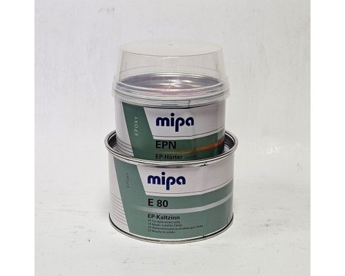 MIPA E 80 EP-Kaltzinn Шпатлевка жидкое олово с отвердителем EPN EP-Härter normal 1,5кг MIPA E 80 EP-Kaltzinn Шпатлевка жидкое олово с отвердителем EPN EP-Härter normal 1,5кг
