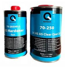 Q-Refinish лак HS Q70-250 2K AS 2:1 1л+0.5л