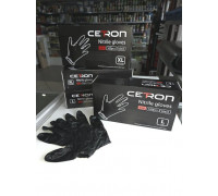 Перчатки нитриловые CETRON NG Pro черные XL, 100 шт (50 пар)