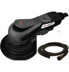 CETRON R 7303 шлифовальная машинка 150мм, орбита 5.0 мм + Шланг отвода пыли Cetron, Ø32ммx4м
