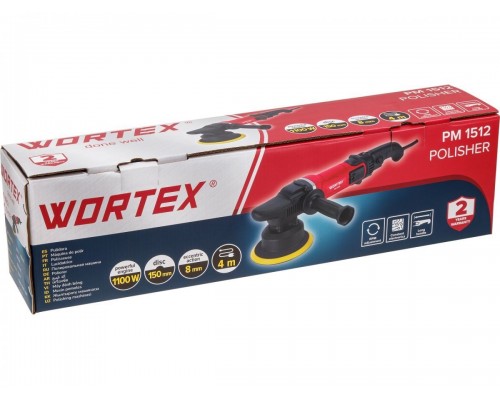 Полировальная машина эксцентриковая WORTEX PM 1512