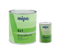 MIPA 4+1 2K-HS-Acrylfiller Филлер акриловый черный 1л с отвердителем 2K-Harter 0,25л 