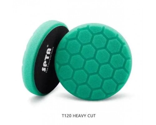 SPTA Полировальный диск 5" (150 мм) зеленый T120 Heavy Cut