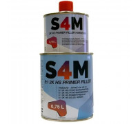 S4M 5:1 2K HS PRIMER FILLER Акриловый грунт-наполнитель серый 0,75 л + 0,15л