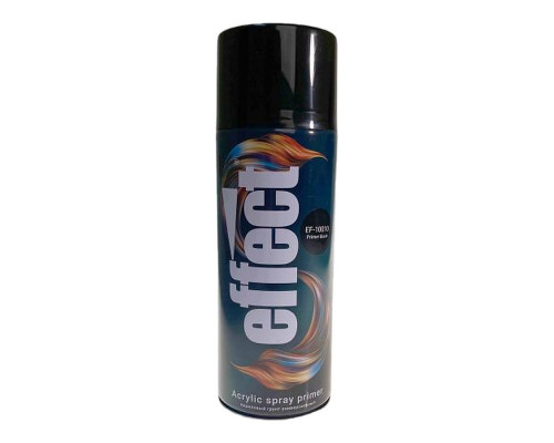 Грунт универсальный акриловый EFFECT Acrylic Spray Primer чёрный 400 мл, аэрозоль