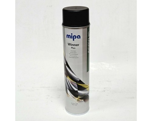 MIPA Winner Acryl-Lack Краска акриловая черная матовая аэрозоль 600мл MIPA Winner Acryl-Lack Краска акриловая черная матовая аэрозоль 600мл