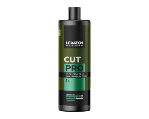 Крупноабразивная полировальная паста LERATON PROFESSIONAL Cut PRO 1 л