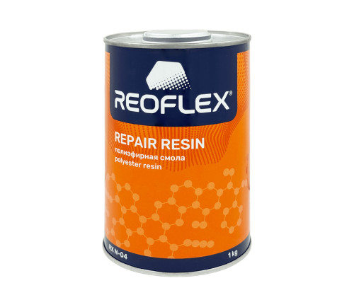 REOFLEX RX N-04 Repair Resin Полиэфирная смола для ремонта пластиковых бамперов 1кг (с отвердителем)