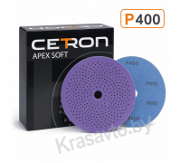 CETRON APEX SOFT Шлифовальный диск P400 150 мм, 181 отверстие