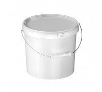 ALLIANSPLAST ведро пластиковое 5,8 л с крышкой и металлической ручкой