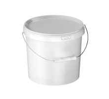 ALLIANSPLAST ведро пластиковое 5,8 л с крышкой и металлической ручкой