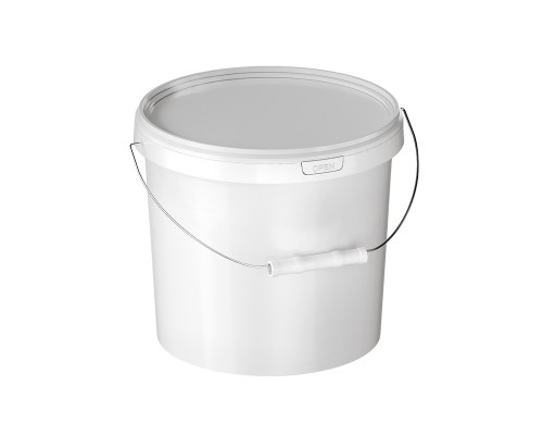 ALLIANSPLAST ведро пластиковое 5,8 л с крышкой и металлической ручкой
