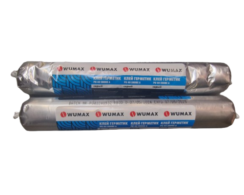 Герметик полиуретановый WUMAX PU 40 Shore A, белый, 600мл