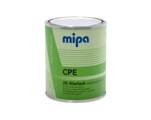 MIPA CPE 2K-Klarlack Лак акриловый матовый 1 л с отвердителем MS 25 2K-MS-Harter 