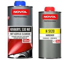 NOVOL NOVAKRYL 530 MAT Матовый акриловый лак 2+1 1л+0,5л (H5120)