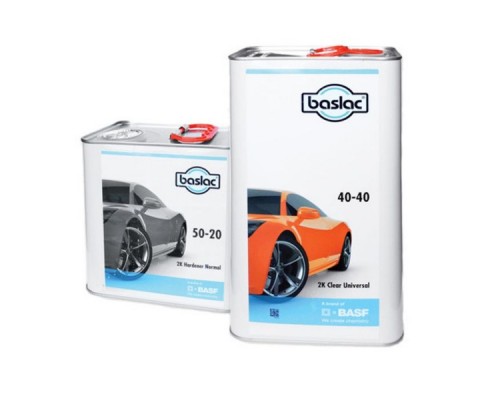Baslac 40-40 HS 2:1 лак акриловый 5л+2.5л с отвердителем 50-20