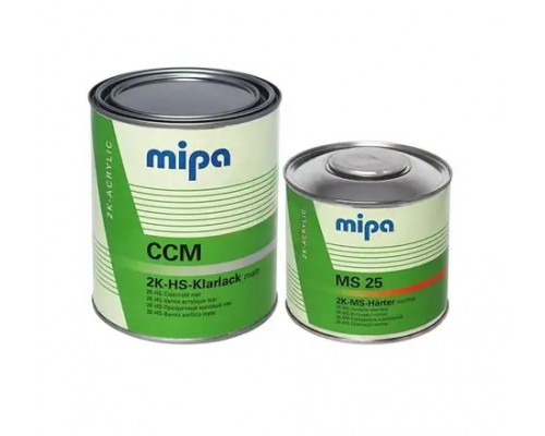 CCM 2K-HS-Klarlack matt лак матовый 1л+0.5л с отвердителем MS 25