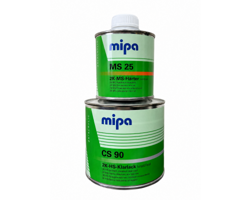 Акриловый лак MIPA 2K-HS-Klarlack CS90 0,5 л + 0,25 л MS25