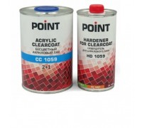 POINT CC1059 Acrylic Clearcoat 2+1 лак 1л + 0,5л отвердитель HD1059