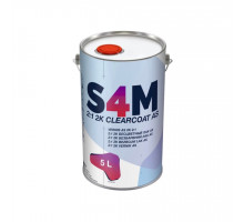 S4M 2:1 2K бесцветный лак AS 5,0л + S4M 2K отвердитель для прозрачного лака 2,5 л