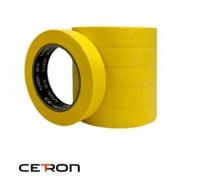 Малярная лента Cetron PRO желтая, 24мм х 50м