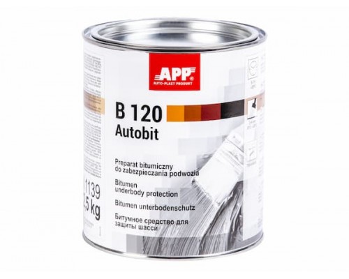 APP B120 Autobit Средство для предохранения автомобильных шасси 2,5кг APP B120 Autobit Средство для предохранения автомобильных шасси 2,5кг