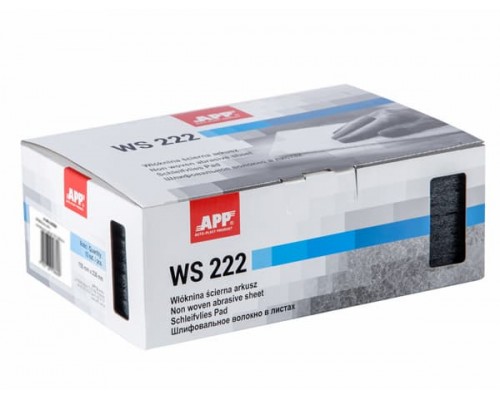 APP WS222 Шлифовальное волокно в листах 150х230мм (Зелёный) APP WS222 Шлифовальное волокно в листах 150х230мм (Зелёный)