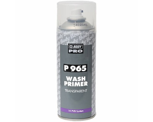 BODY 965 Wash Primer Грунт кислотный прозрачный аэрозоль 400мл