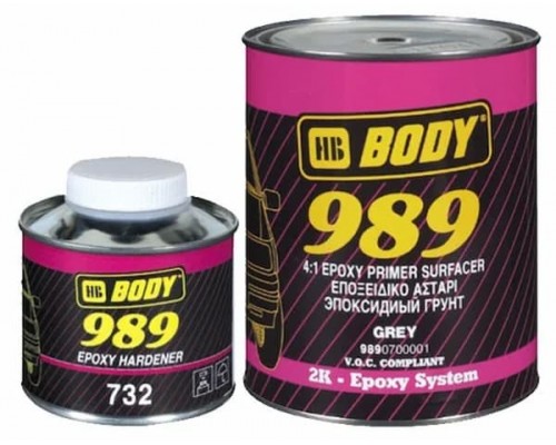 BODY 989 Грунт эпоксидный 1л + 0,25л (732 EPOXY)