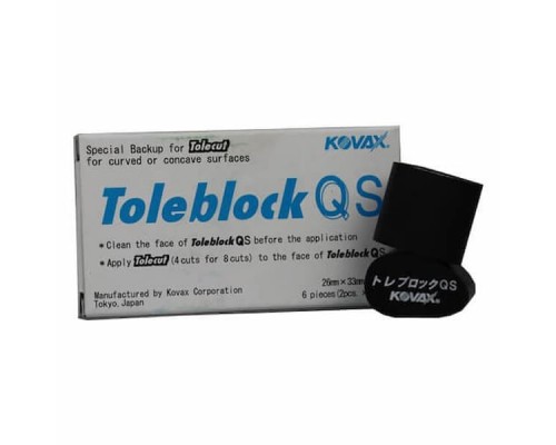 KOVAX 9710056 Tolecut Шлифблок закруглённый под клейкий лист 33*28mm