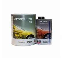 LECHLER MEGAFILLER HS Грунт наполнитель 1л + 0,2л (00362 HS) (Светло-серый)