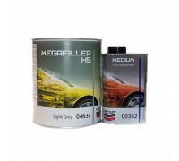 LECHLER MEGAFILLER HS Грунт наполнитель 1л + 0,2л (00362 HS) (Тёмно-серый)