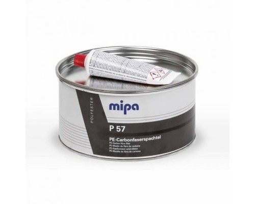 MIPA P57 PE-Carbonfaserspachtel Шпатлевка карбоновая 1,8кг