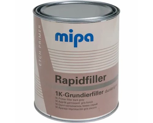 MIPA Rapidfiller 1K Грунт-наполнитель тёмно-серый 1л