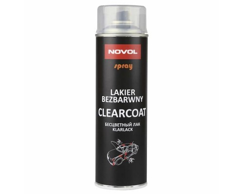 NOVOL CLEARCOAT Лак бесцветный аэрозоль 500 мл