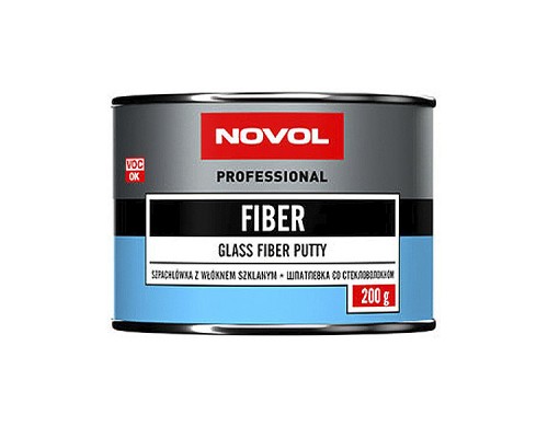 NOVOL FIBER Шпатлёвка со стекловолокном 0.2кг