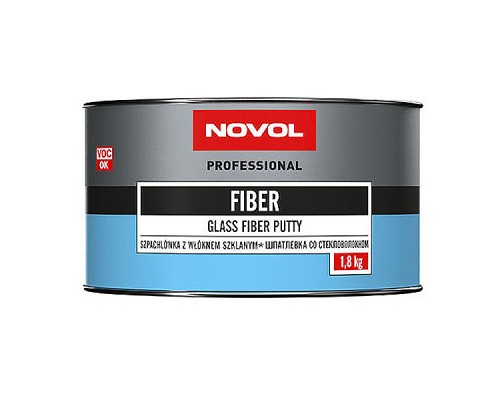 NOVOL FIBER Шпатлёвка со стекловолокном 1.8кг