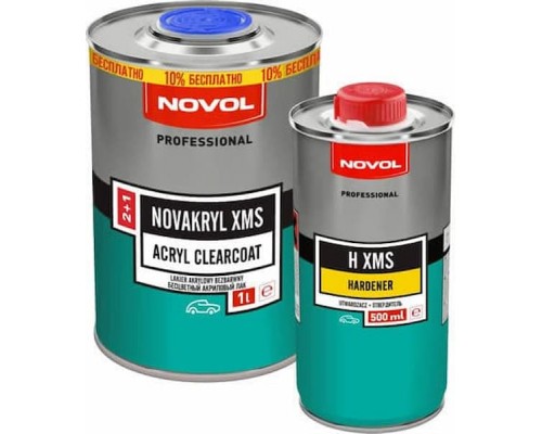 NOVOL NOVAKRYL XMS Лак акриловый 2+1 1л+0,5л (H XMS)