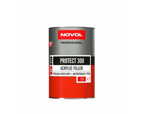 NOVOL PROTECT 300 4+1 (MS) Грунт акриловый 1л + 0.25л (H 5520) (Чёрный)