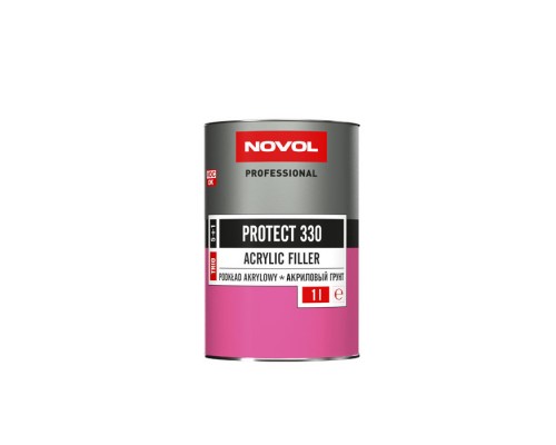 NOVOL PROTECT 330 5+1 (MS) Грунт акриловый 1л + 0.2л (H 5520) (Чёрный)